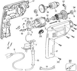 Part Location Diagram of 146475-10 DeWALT BRUSH